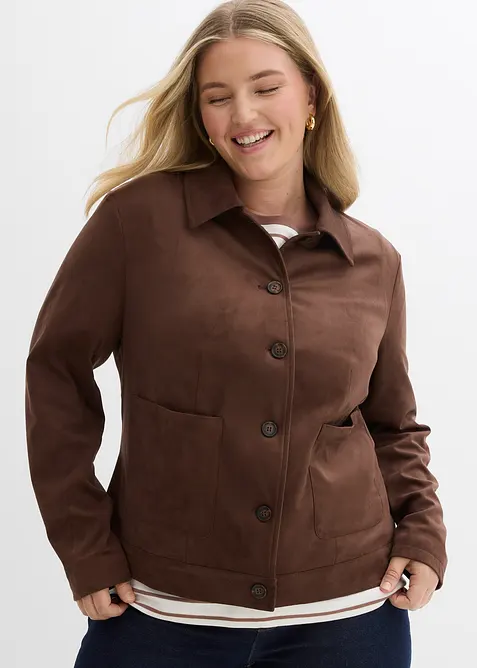 Veste en su&eacute;dine, bonprix