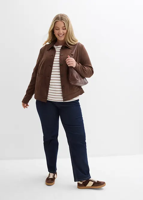 Veste en su&eacute;dine, bonprix