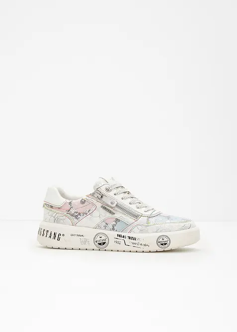 Sneakers Mustang &agrave; fermeture zipp&eacute;e, Mustang