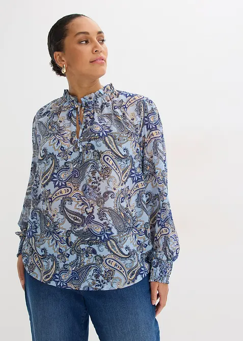 Blouse en mousseline, bonprix