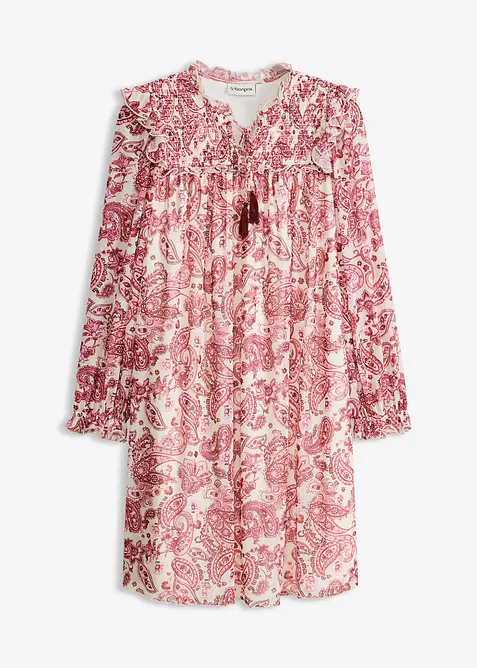 Robe-tunique en mesh doux, bonprix