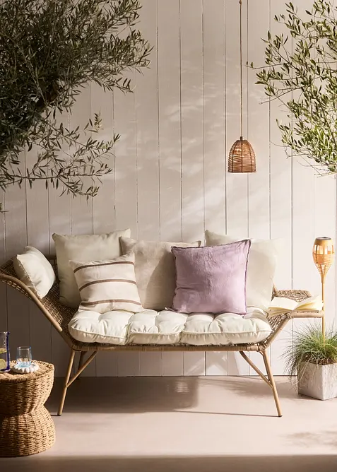 Lot de 2 torches de jardin solaires, bonprix