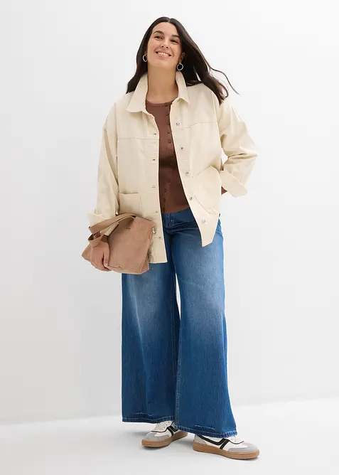 Surchemise/veste en jean, bonprix