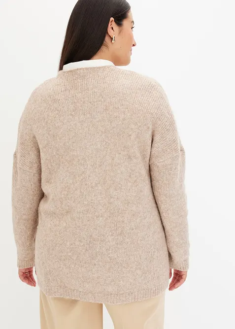 Pull motif &eacute;toile, bonprix