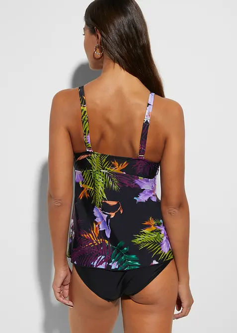 Tankini &agrave; col V (ens. 2 pces), bonprix
