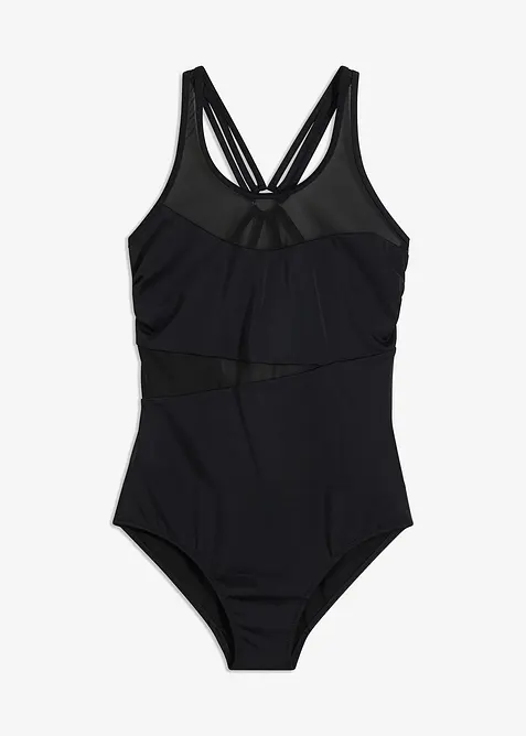 Maillot 1 pi&egrave;ce sculptant, maintien l&eacute;ger, bonprix