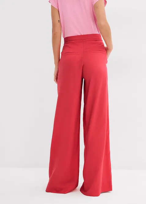 Pantalon &agrave; pinces en lyocell fluide, bonprix