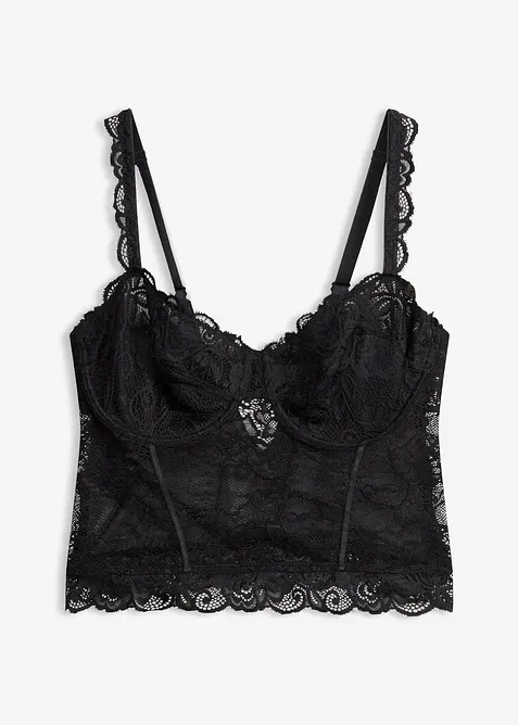 Top soutien-gorge en dentelle, bonprix