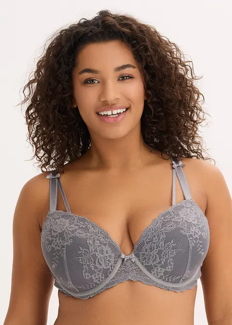 Soutien-gorge &agrave; coques en dentelle, bonprix