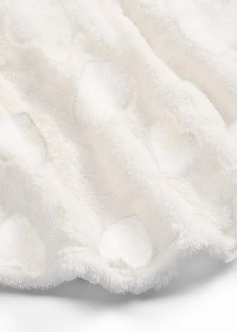 Pull long oversize &agrave; motif c&oelig;urs, bonprix