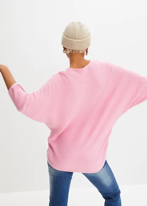 Pull c&ocirc;tel&eacute; oversize, bonprix