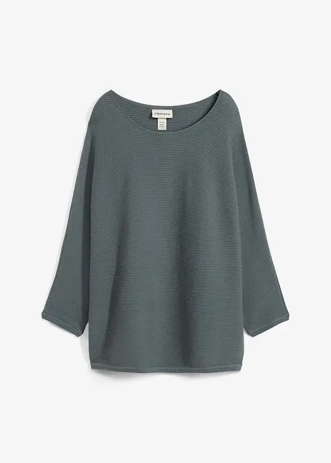 Pull c&ocirc;tel&eacute; oversize, bonprix
