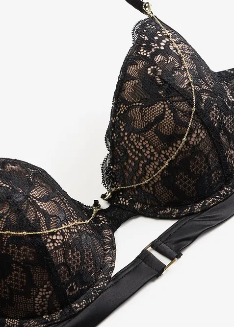 Soutien-gorge &agrave; coques et cha&icirc;ne amovible, bonprix