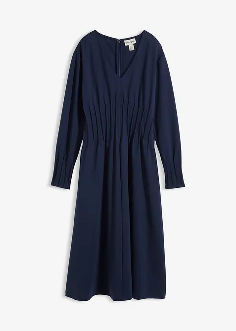 Robe confortable avec plis d&eacute;coratifs, bonprix