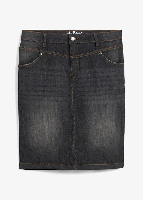 Jupe en jean extensible, bonprix