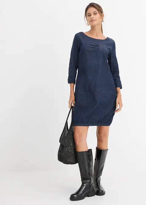 Robe en jean extensible, bonprix