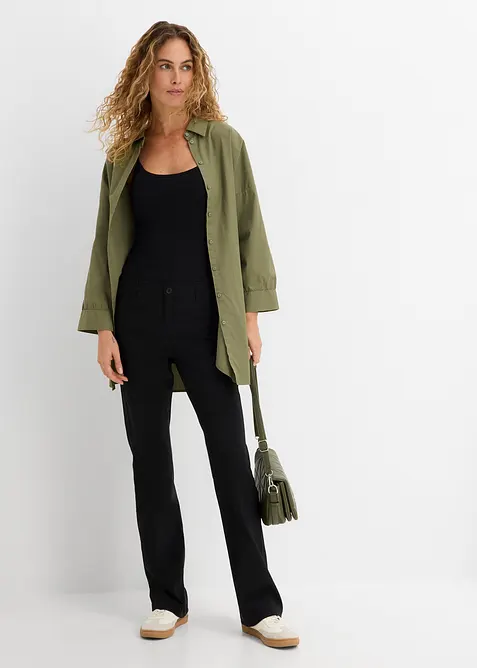 Pantalon bootcut en bengaline extensible, bonprix