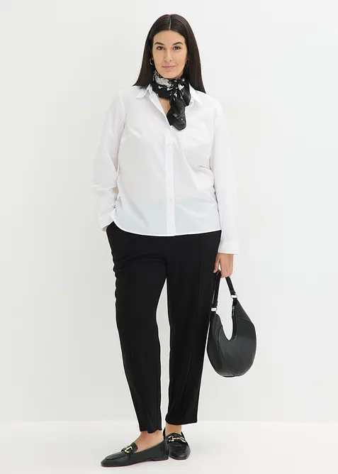 Pantalon &eacute;lastiqu&eacute; avec nervures devant, bonprix