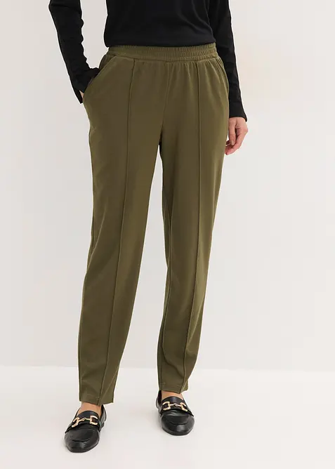 Pantalon &eacute;lastiqu&eacute; avec nervures devant, bonprix