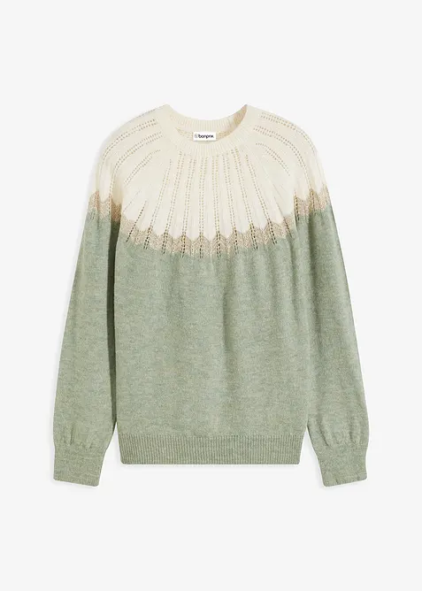 Pull ajour&eacute;, bonprix
