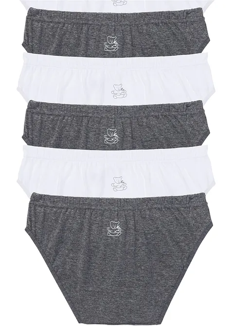 Lot de 6 slips avec imprim&eacute; ourson, bonprix