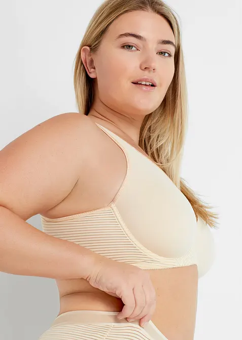 Soutien-gorge minimiseur &agrave; bretelles rembourr&eacute;es, bonprix