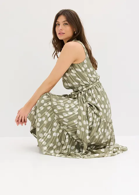 Robe en mousseline avec fil brillant, bonprix