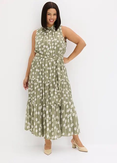 Robe en mousseline avec fil brillant, bonprix