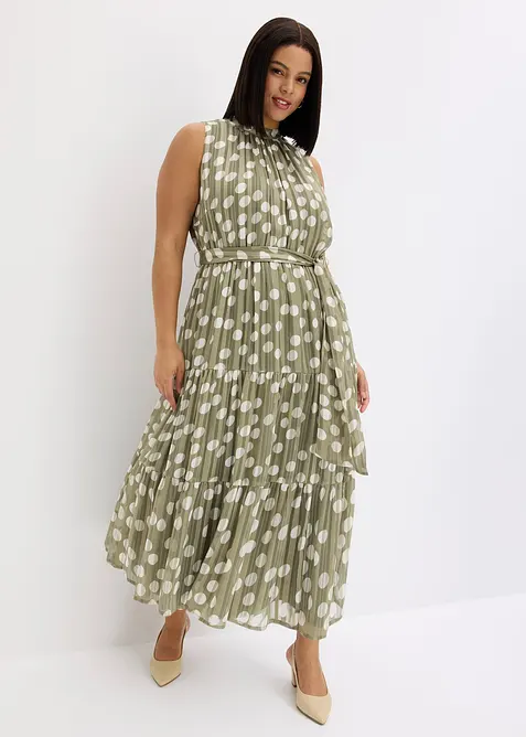 Robe en mousseline avec fil brillant, bonprix