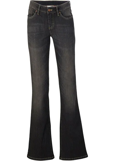 Jean bootcut taille mi-haute, extensible et confortable, bonprix