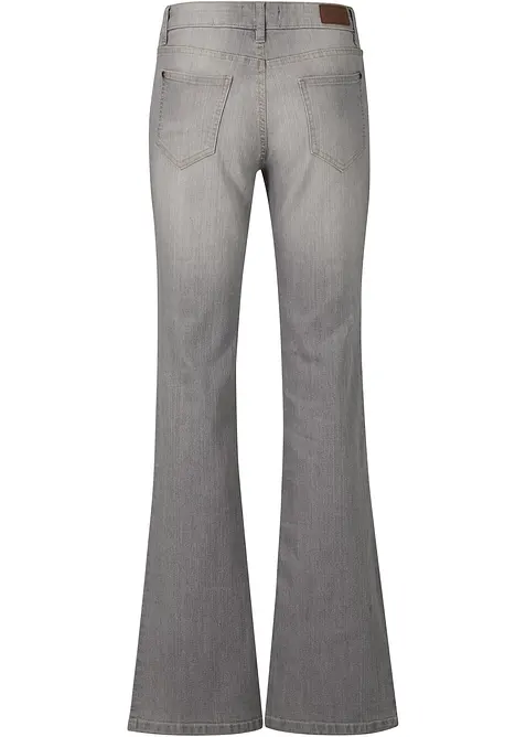 Jean bootcut taille mi-haute, extensible et confortable, bonprix