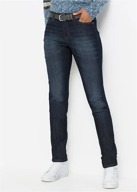 Jean Mom extensible et confortable, taille mi-haute, bonprix