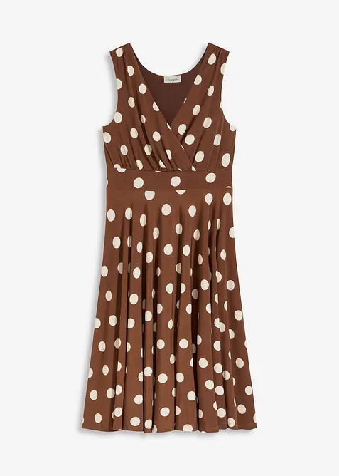 Robe en jersey &agrave; pois, bonprix