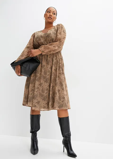 Robe en mousseline, bonprix