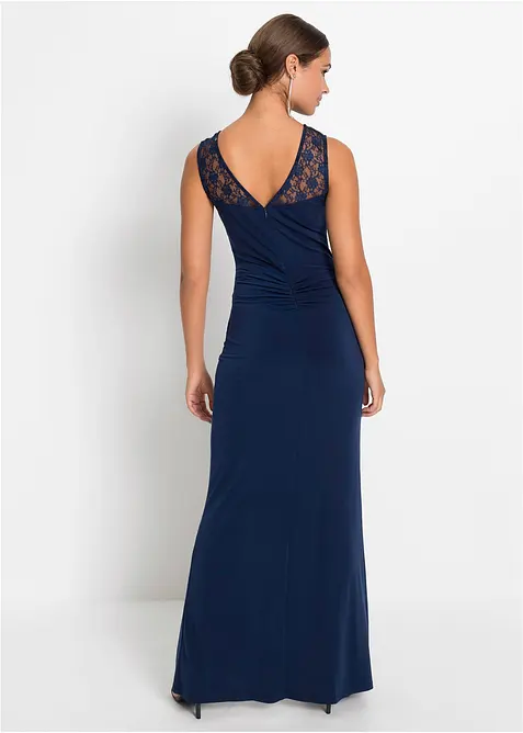 Robe longue &agrave; dentelle, bonprix