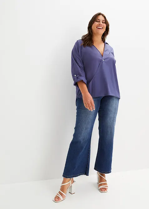 Robe midi en viscose fluide, bonprix