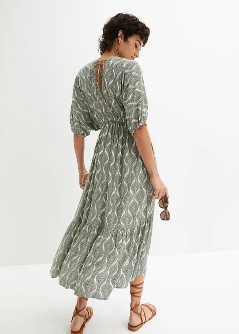 Robe midi en viscose fluide, bonprix