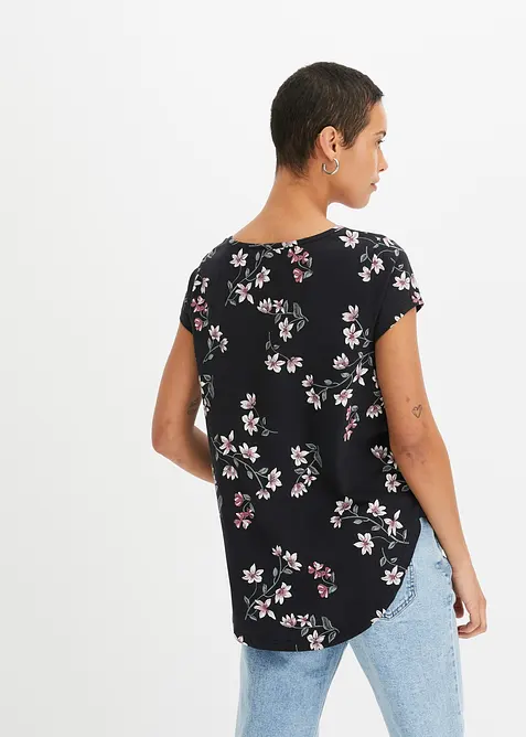 T-shirt oversize en coton extensible, bonprix