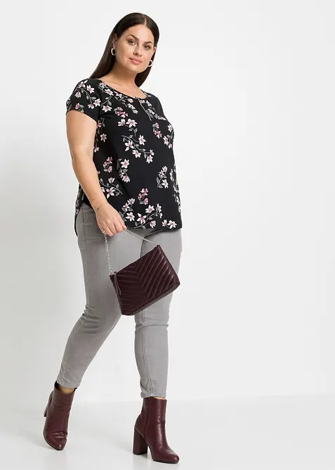 T-shirt oversize en coton extensible, bonprix