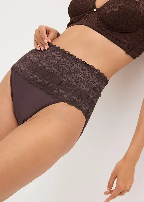 Lot de 2 slips sculptants, maintien fort, bonprix