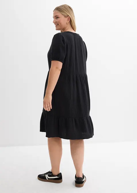 Robe oversize en gaze de coton, bonprix