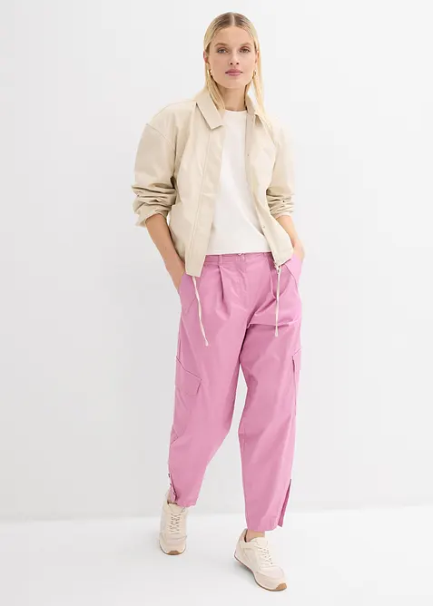 Pantalon cargo en coton extensible, bonprix
