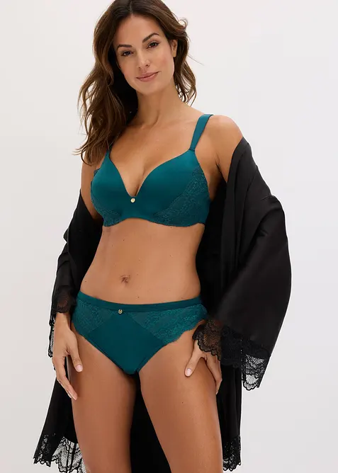 Soutien-gorge &agrave; coques sans armatures, bretelles rembourr&eacute;es, bonprix