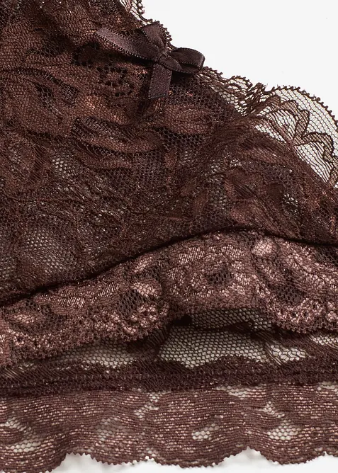 Slip br&eacute;silien &agrave; dentelle, bonprix