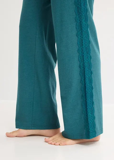 Pyjama &agrave; dentelle, bonprix