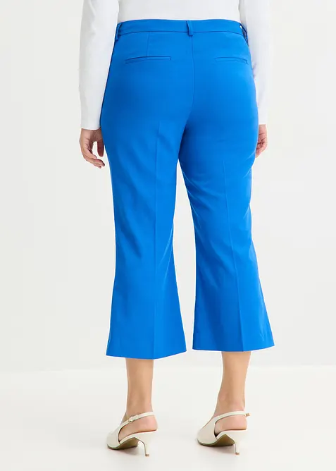 Pantalon 7/8 &eacute;vas&eacute; avec bouton d&eacute;coratif, bonprix
