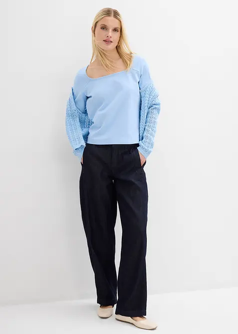 T-shirt en coton &eacute;pais, bonprix