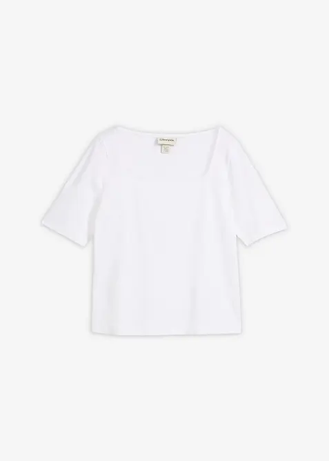 T-shirt en coton &eacute;pais, bonprix