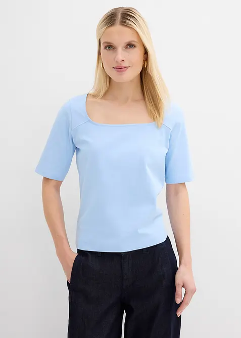 T-shirt en coton &eacute;pais, bonprix