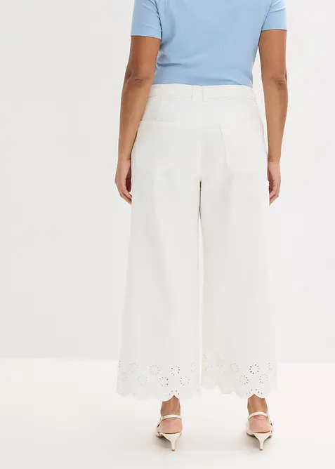 Pantalon large raccourci, bonprix